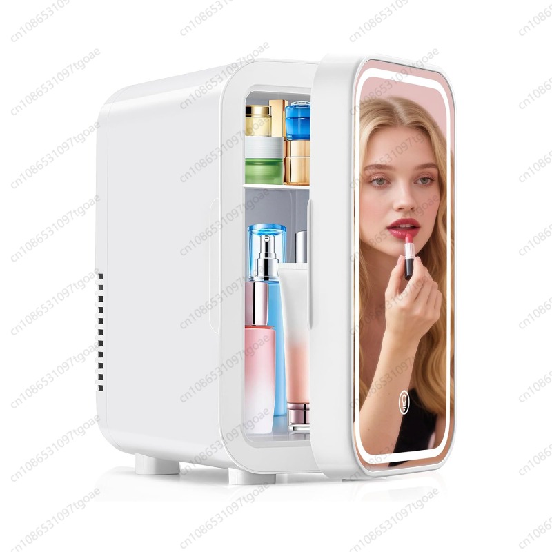 Car Mirror - Mini lodówka 6L z lustrem LED,