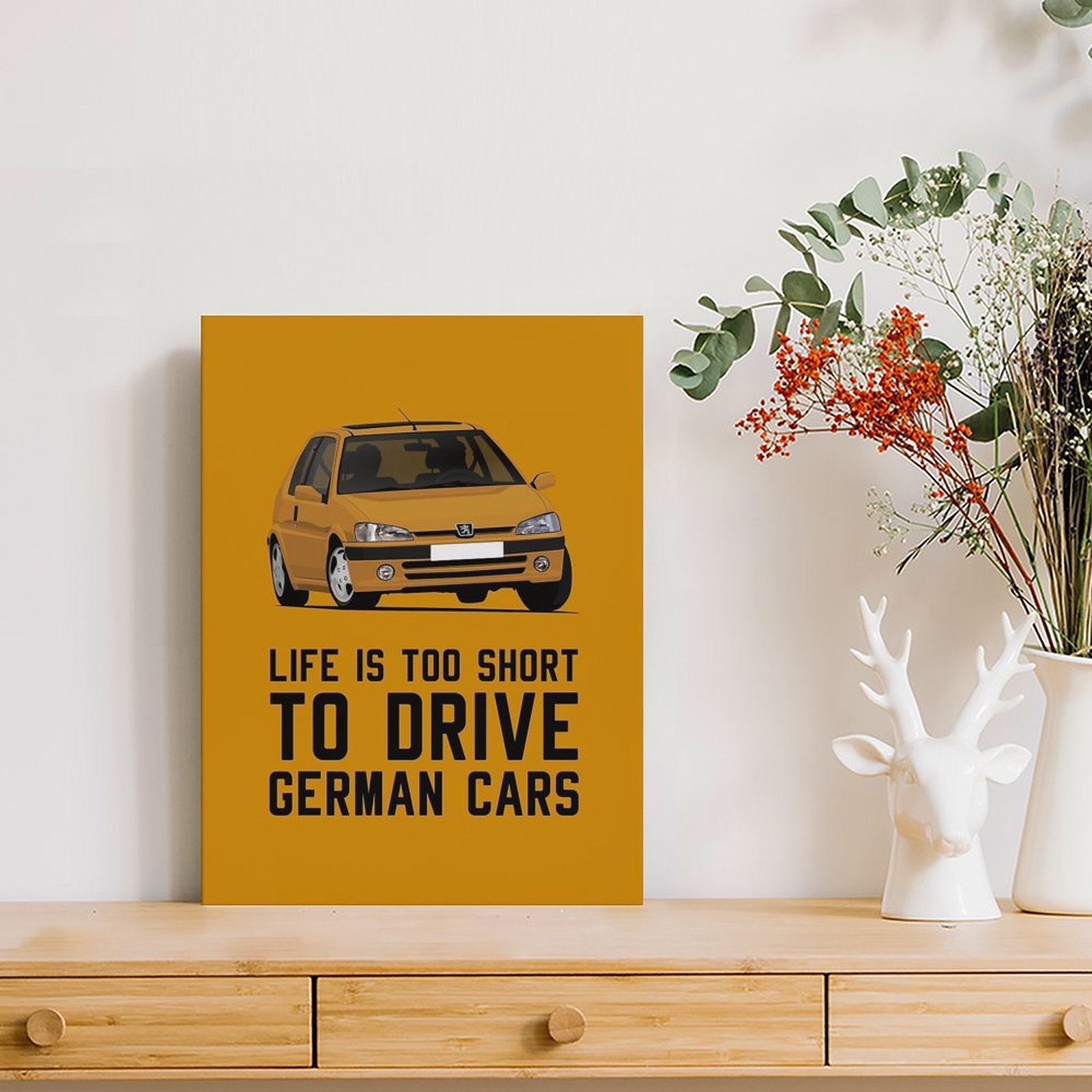 Pug 106 Życie jest za krótkie, – Car Mirror recenzja i cena