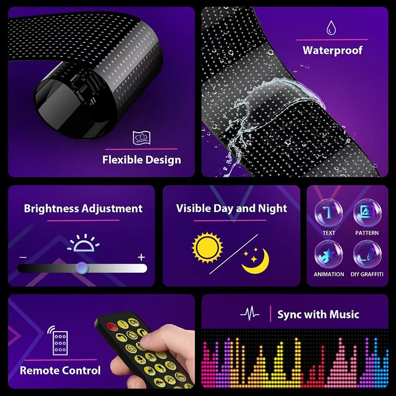 Wyświetlacz LED do samochodu,  – Car Led Light recenzja i cena