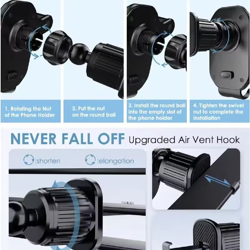 Uniwersalny uchwyt samochodowy – Car Phone Holder recenzja i cena